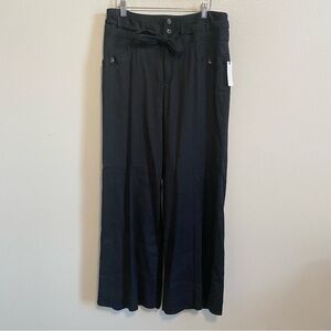 Anthropologie Black Wide Leg Pants